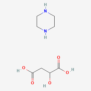 Chemical structure of Piperazine DL-Malate