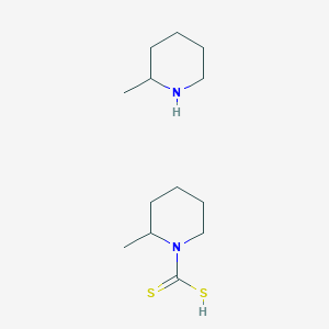 Chemical structure of Pipecolyldithiocarbamic Acid Pipecolinium Salt