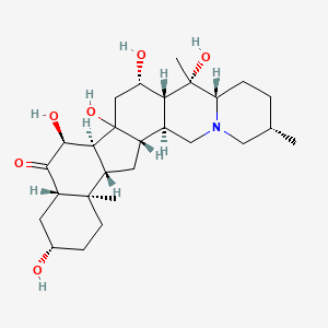 Chemical structure of Pingbeimine C