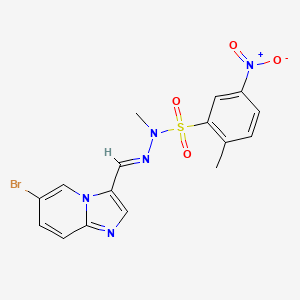 Chemical structure of PIK-75 free base