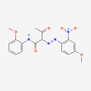 Chemical structure of Pigment Yellow 65