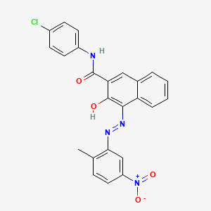 Chemical structure of Pigment Red 8