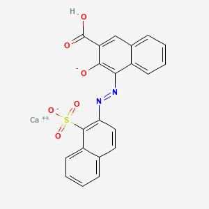 Chemical structure of Pigment Red 63:1