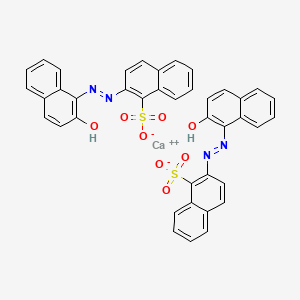 Chemical structure of Pigment Red 49:2