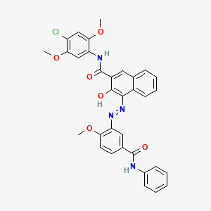 Chemical structure of Pigment Red 146