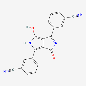 Chemical structure of Pigment Orange 71