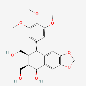 Chemical structure of Picropodophyllol