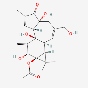 Chemical structure of Phorbol 13-acetate