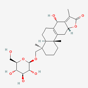 Chemical structure of Phlogacanthoside A