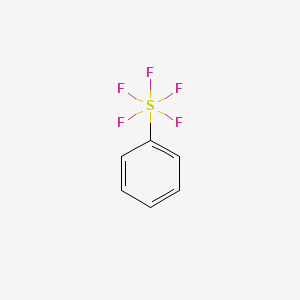 Chemical structure of Phenylsulfur Pentafluoride