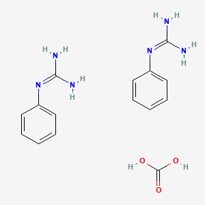 Chemical structure of Phenylguanidinecarbonate