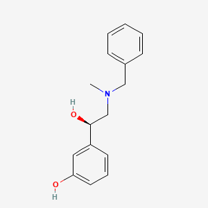 Chemical structure of Benzylphenylephrine