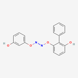 Chemical structure of Phenylazoresorcinol