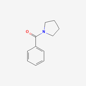 Chemical structure of 1-Benzoylpyrrolidine