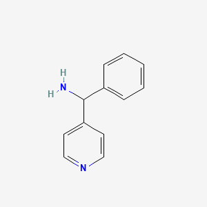 Chemical structure of Phenyl(pyridin-4-yl)methanamine