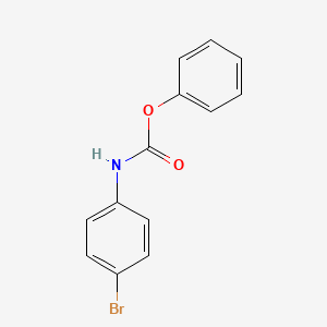 Chemical structure of Phenyl(4-bromophenyl)carbamate