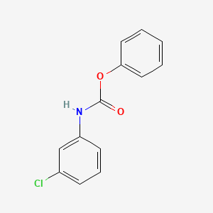 Chemical structure of Phenyl(3-chlorophenyl)carbamate