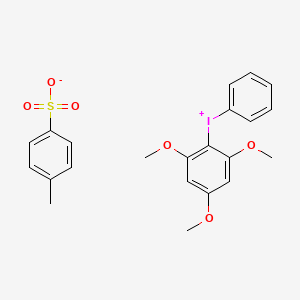 Chemical structure of Phenyl(2,4,6-trimethoxyphenyl)iodonium p-Toluenesulfonate