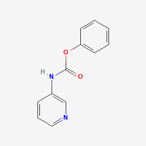 Chemical structure of Phenyl pyridin-3-ylcarbamate
