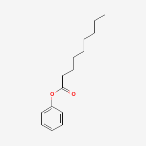 Chemical structure of Phenyl nonanoate