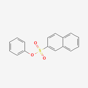 Chemical structure of Phenyl naphthalene-2-sulfonate
