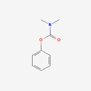 Chemical structure of Phenyl dimethylcarbamate