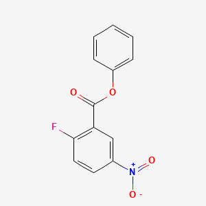 Chemical structure of Phenyl 2-fluoro-5-nitrobenzoate