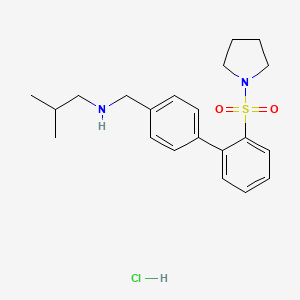 Chemical structure of PF4455242 hydrochloride