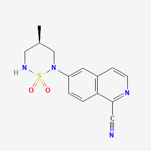 Chemical structure of PF-06260414