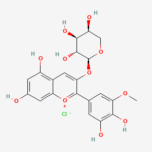 Chemical structure of Petunidin-3-Arabinoside