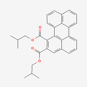 Chemical structure of Diisobutyl 3,9-perylenedicarboxylate
