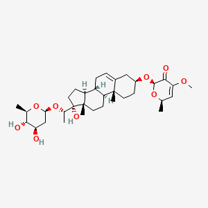 Chemical structure of Periplocoside M
