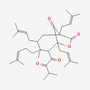 Chemical structure of Perforatumone