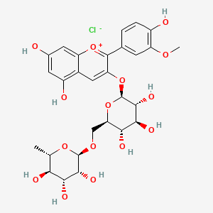 Chemical structure of Peonidin 3-rutinoside