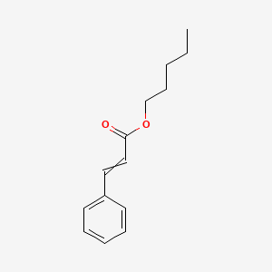 Chemical structure of Pentyl cinnamate