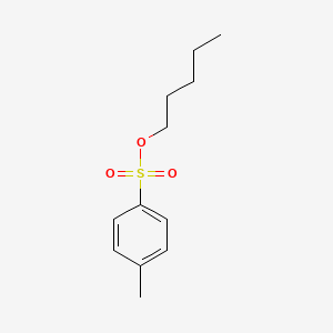 Chemical structure of Pentyl toluene-4-sulphonate