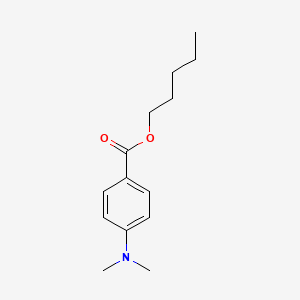 Chemical structure of Pentyl 4-(dimethylamino)benzoate