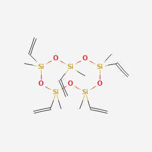 Chemical structure of PENTAVINYLPENTAMETHYLCYCLOPENTASILOXANE