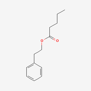 Chemical structure of Phenethyl valerate
