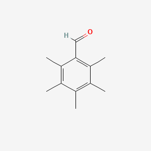 Chemical structure of Pentamethylbenzaldehyde