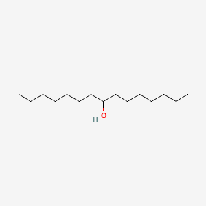 Chemical structure of Pentadecan-8-ol