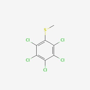Chemical structure of Pentachlorothioanisole