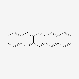 Chemical structure of Pentacene