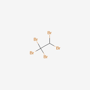 Chemical structure of Pentabromoethane