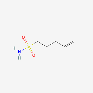 Chemical structure of Pent-4-ene-1-sulfonamide