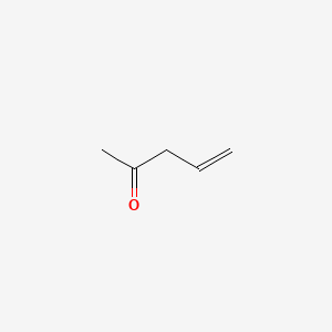 Chemical structure of pent-4-en-2-one