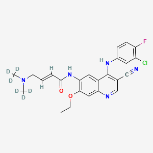 Chemical structure of Pelitinib-d6