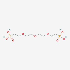 Chemical structure of Peg3-bis(phosphonic acid)