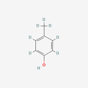 Chemical structure of p-Cresol-d7