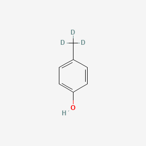 Chemical structure of 4-(2H3)methylphenol